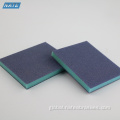 China Blue Zirconium Corundum Abrasive Sponge Pads For Furniture Manufactory